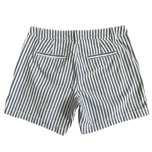 Gap City Blue Striped Women's Shorts Size 0 Summer Casual - Picture 4 of 8